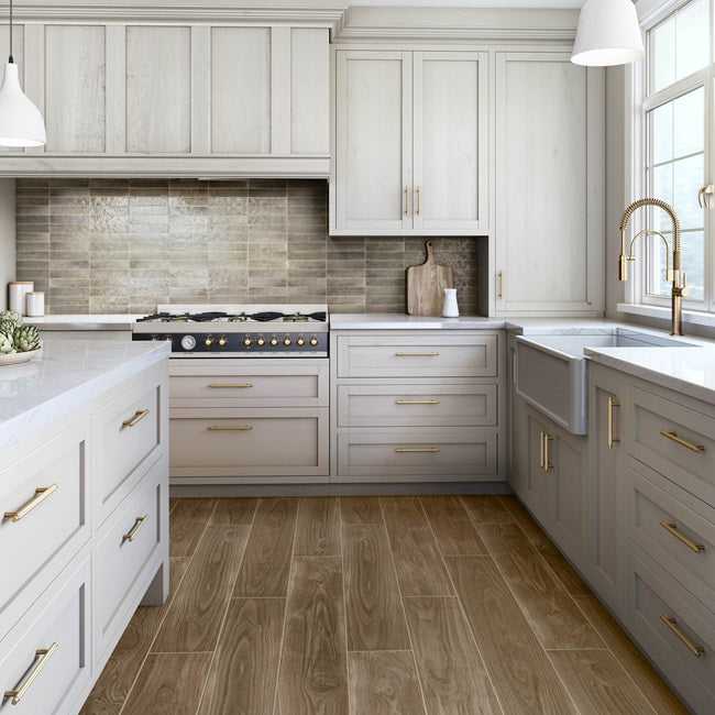 Alcove Ridge Porcelain Iberica Brown AR56 Tile Matte 2