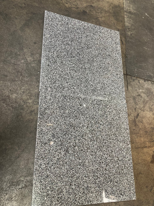 Impala Black Polished Granite Tile - 6" x 12"