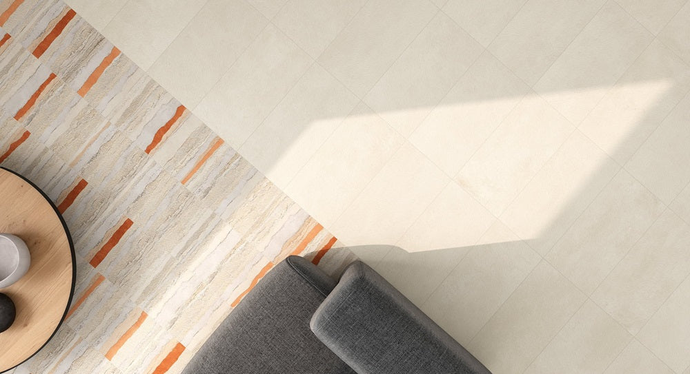 Imprint Intaglio Kaolin Clay Tile - Matte