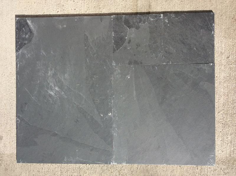 Indian Black Gauged Slate French Versailles Pattern - Various Sizes