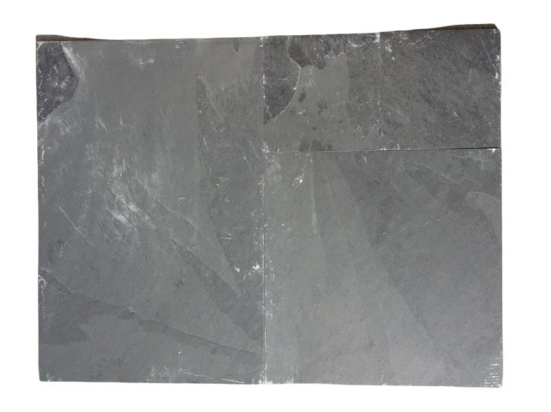 Indian Black Gauged Slate French Versailles Pattern - Various Sizes x 3/8"