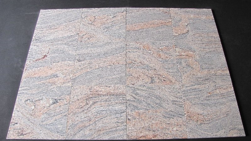 Indian Juparana Light Polished Granite Tile - 12" x 12" x 10 MM
