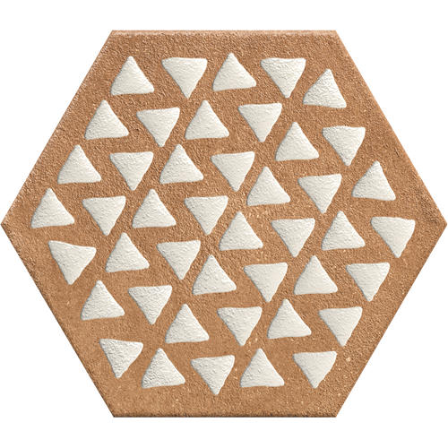 Full Tile Sample - Terracreta Intarsio Chamotte Porcelain Tile - 8.5" x 10" x 9 MM Honed