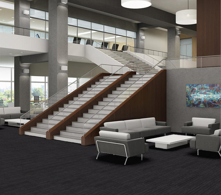 Design Smart Intellect Thesis Nylon Carpet Tile - Textured