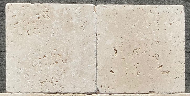 Ivory Cross Cut Travertine Tile Tumbled 1
