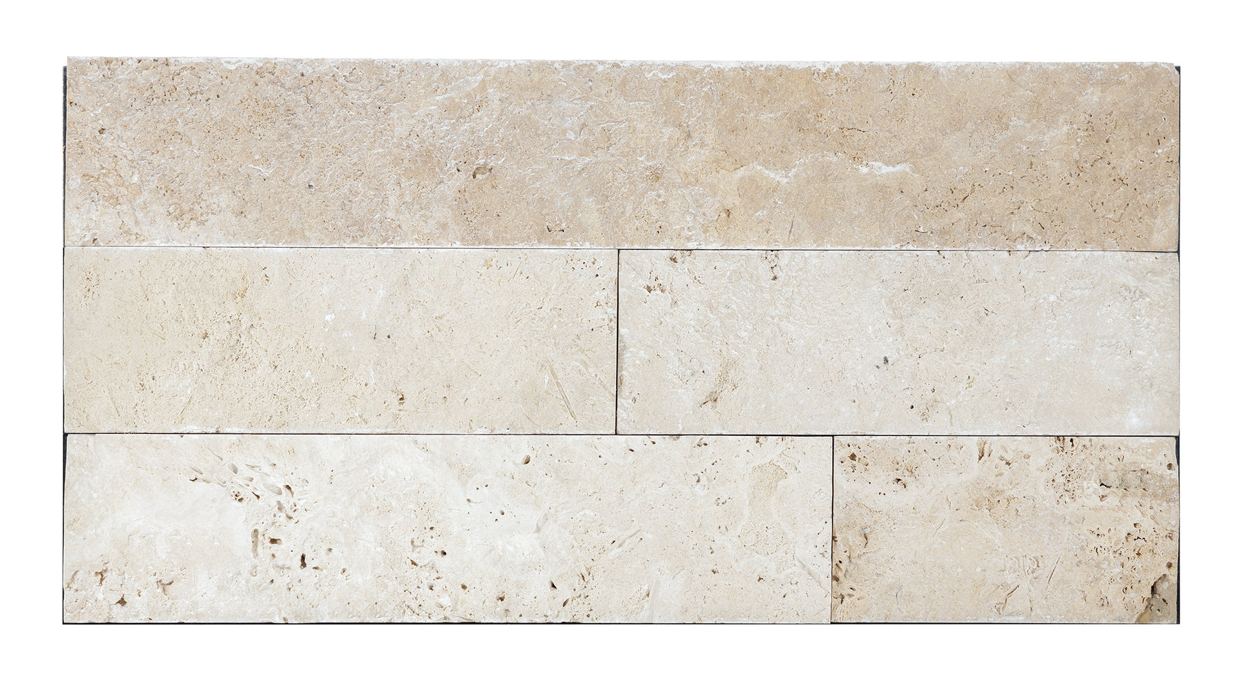 Ivory Travertine Veneer - Split Face