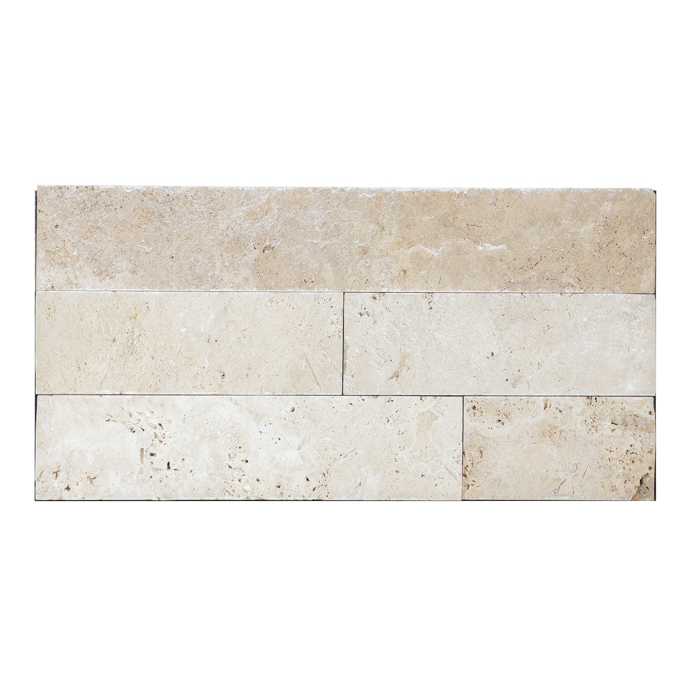 Ivory Travertine Veneer - Split Face