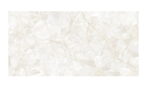 Mother Of Pearl Porcelain Ivory MTLMOPE Tile Polished 1