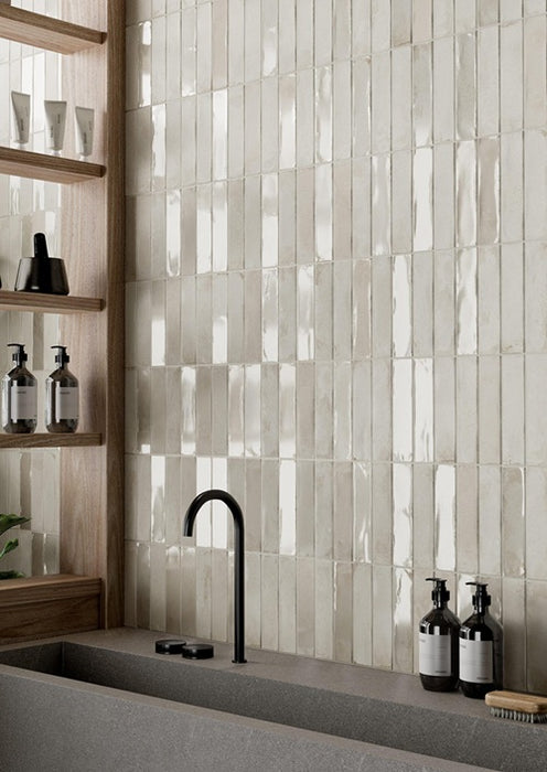 Marrakech Porcelain Ivory RNDMARR Tile Glossy 1