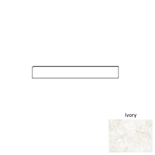 Mother Of Pearl Porcelain Ivory Bullnose Matte 1