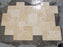 Ivory Cross Cut Chiseled & Brushed Travertine Versailles Pattern - Various Sizes
