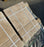 Ivory Cross Cut Travertine Pattern - Various Sizes Chiseled & Brushed