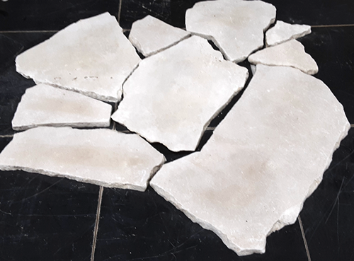 Ivory Travertine Tumbled Flagstone