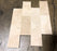 Ivory Cross Cut Filled & Honed Travertine Tile - 3" x 6" x 3/8"