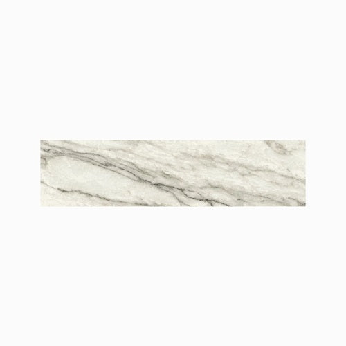 Full Tile Sample - Jem Forte White Porcelain Tile - 3" x 12" x 8 MM Polished