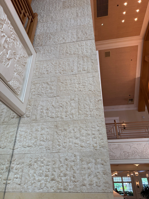 Split Face Jerusalem Bone Limestone Tile - 12" x 24"