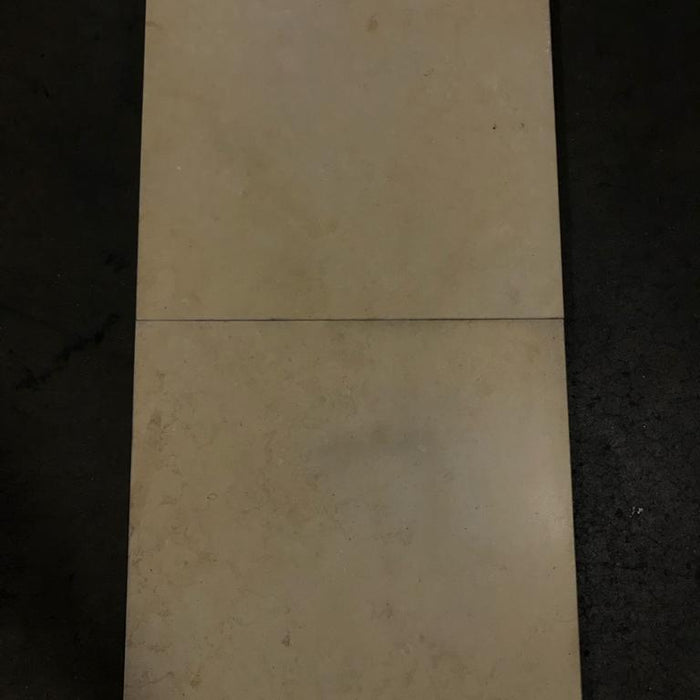 Jerusalem Gold Limestone Tile - 16" x 16" x 3/8" Honed