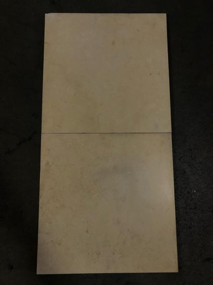 Jerusalem Gold Limestone Tile - 16" x 16" x 3/8" Honed