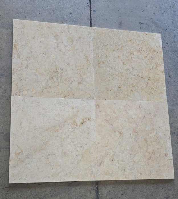 Jerusalem Gray Gold Limestone Tile - Honed