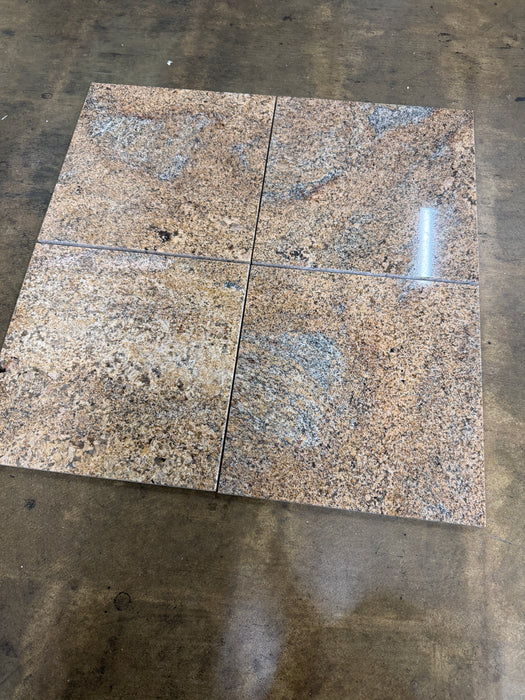 Juparana Vyara Granite Tile - 12" x 12" Polished
