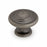 Silverline K2003 Zinc Alloy Cabinet Knob  -  Antique Iron Medium Dark