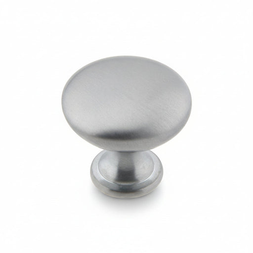 Silverline K2013 Zinc Alloy Cabinet Knob  -  Brushed Chrome