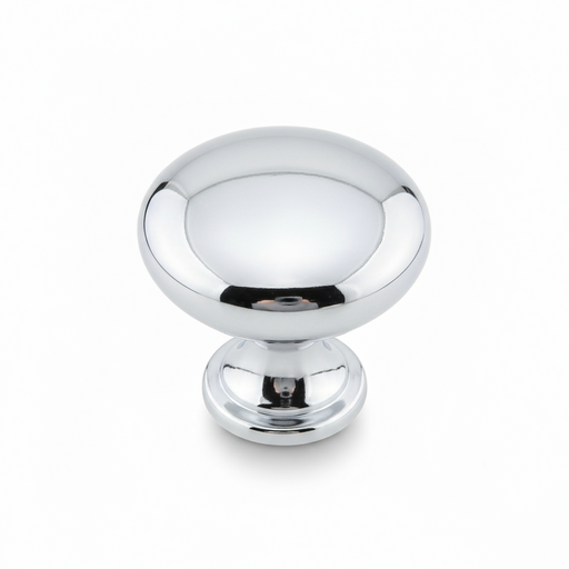 Silverline K2013 Zinc Alloy Cabinet Knob  -  Polished Chrome