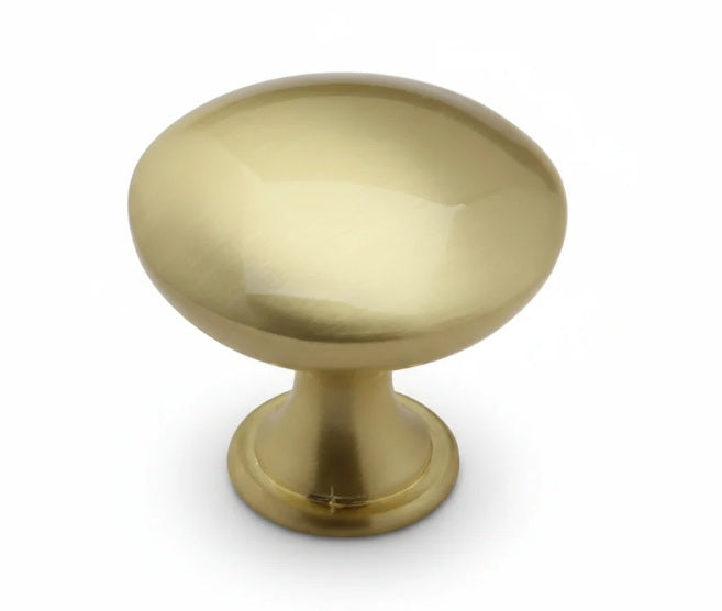 Silverline K2013 Zinc Alloy Cabinet Knob  -  Satin Brass