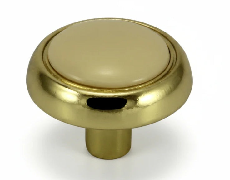 Silverline K2015 Zinc Alloy Cabinet Knob  -  Polished Brass