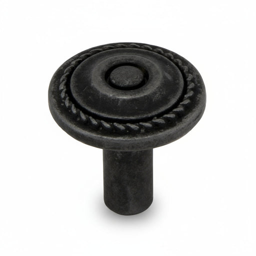 Silverline K2306 Zinc Alloy Cabinet Knob  -  Antique Iron Pewter