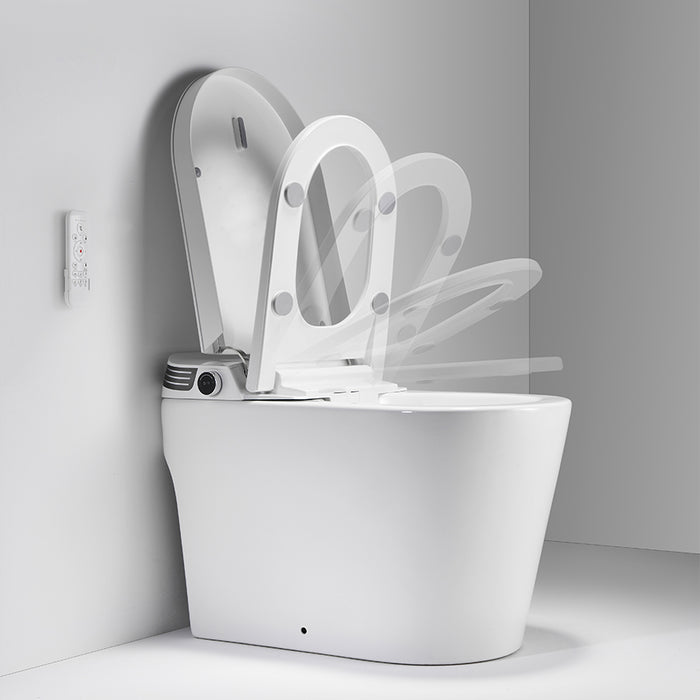 Iflush Classic Toilet White Ceramic Toilet - White 5