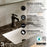 Woodburn Solid Brass Matte Black Bathroom Faucet 4