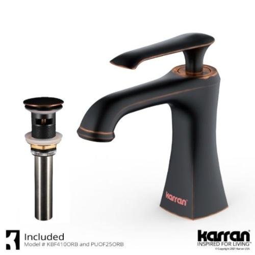 Woodburn Solid Brass Oil Rubbed Bronze Bathroom Faucet 2