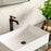 Woodburn Solid Brass Matte Black Bathroom Faucet 3