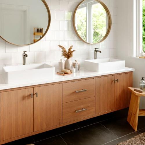 Woodburn Solid Brass Stainless Steel Bathroom Faucet 3
