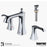Woodburn Solid Brass Chrome Bathroom Faucet 2