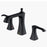 Woodburn Solid Brass Matte Black Bathroom Faucet 1