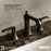 Woodburn Solid Brass Matte Black Bathroom Faucet 4