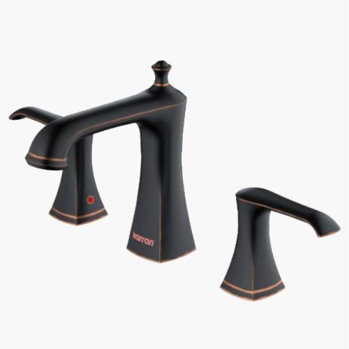 Woodburn Solid Brass Oil Rubbed Bronze Bathroom Faucet 1