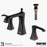 Woodburn Solid Brass Oil Rubbed Bronze Bathroom Faucet 2