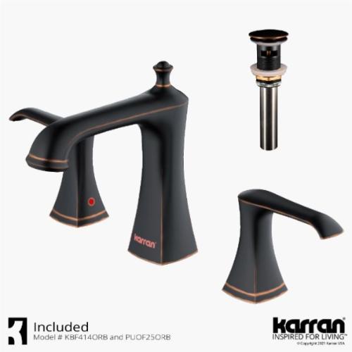 Woodburn Solid Brass Oil Rubbed Bronze Bathroom Faucet 2
