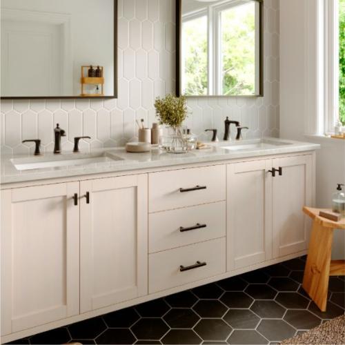 Woodburn Solid Brass Oil Rubbed Bronze Bathroom Faucet 6