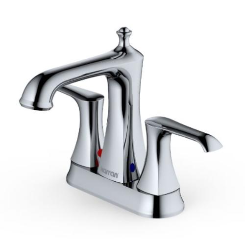 Woodburn Solid Brass Chrome Bathroom Faucet 1