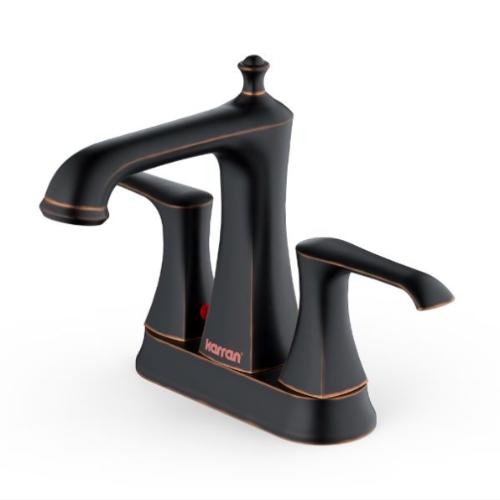 Woodburn Solid Brass Oil Rubbed Bronze Bathroom Faucet 1