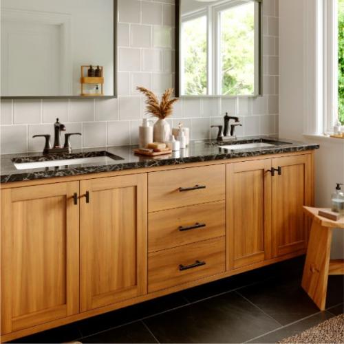 Woodburn Solid Brass Oil Rubbed Bronze Bathroom Faucet 6