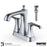 Woodburn Solid Brass Stainless Steel Bathroom Faucet 2