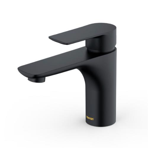 Kayes Solid Brass Matte Black Bathroom Faucet 1