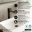 Kayes Solid Brass Matte Black Bathroom Faucet 5