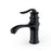 Dartford Solid Brass Matte Black Bathroom Faucet 1
