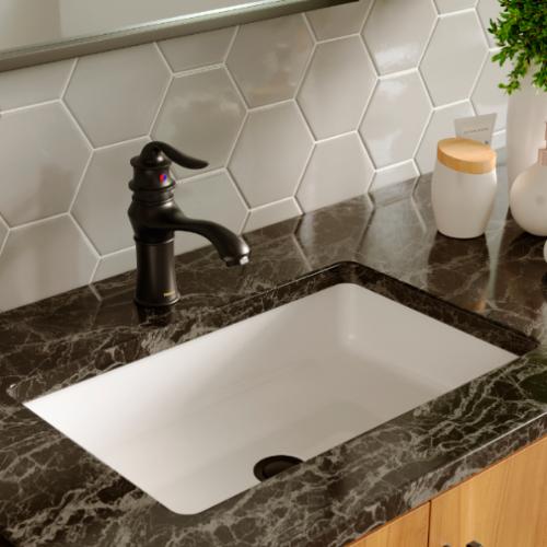 Dartford Solid Brass Matte Black Bathroom Faucet 3